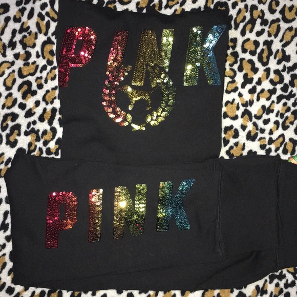 Victoria's Secret Other - Vs rainbow🖤🌈outfit